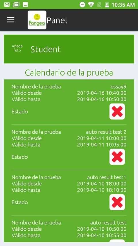 Concurso de Matemáticas Pangea screenshot 4