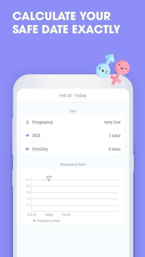 Period Tracker Calendar And Pregnancy Calculator 1 تصوير الشاشة