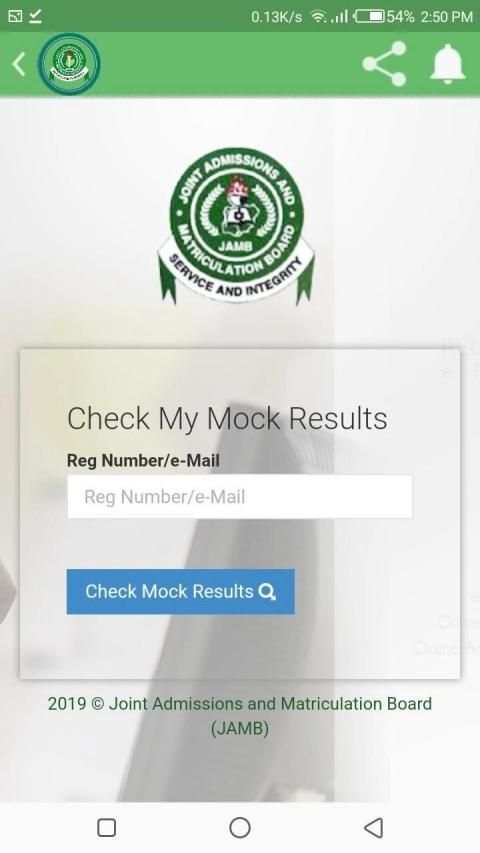 Jamb 2019 Online Result Checker स्क्रीनशॉट 2