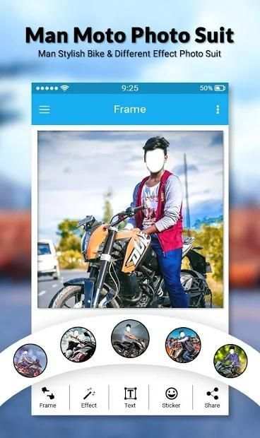 Men Moto Bike Racing Rider Photo Suit Editor 2018 screenshot 2