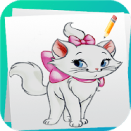 Learn to Draw Cats أيقونة