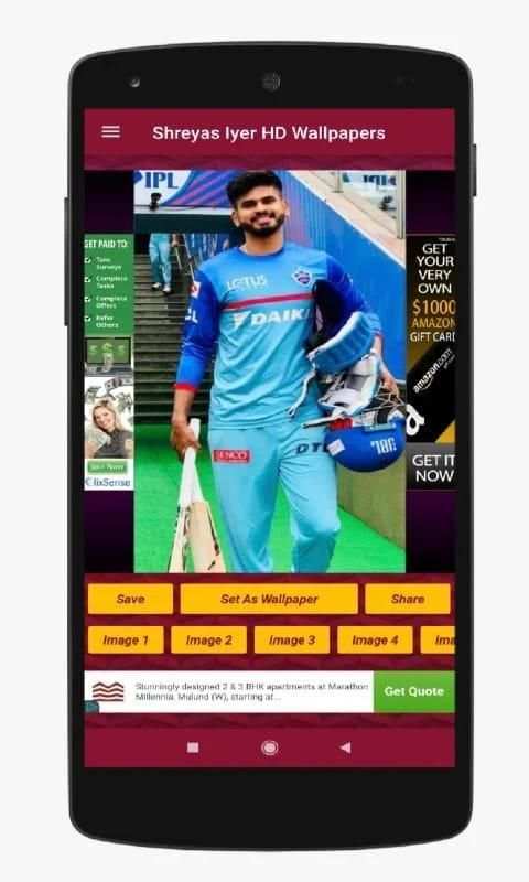 Shreyas Iyer HD Wallpapers screenshot 3