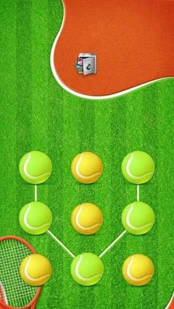 AppLock Theme Tennis screenshot 3