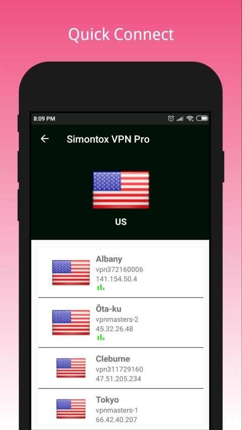 Simontok VPN Gratis screenshot 2
