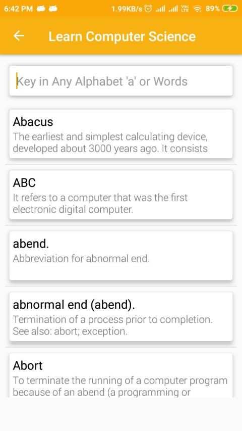 Learn Computer Science screenshot 2