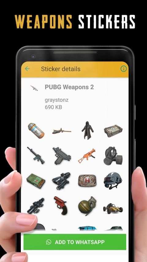 Pubg Whatsapp Stickers 2019 screenshot 3