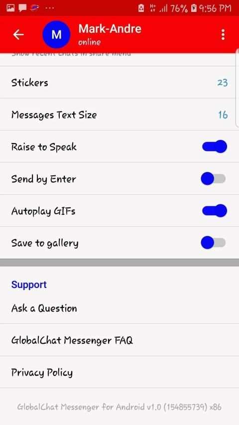 GlobalChat Messenger screenshot 1