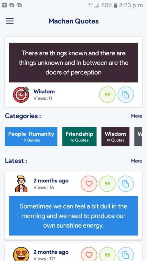 Machan Quotes for Whatsapp Status screenshot 5