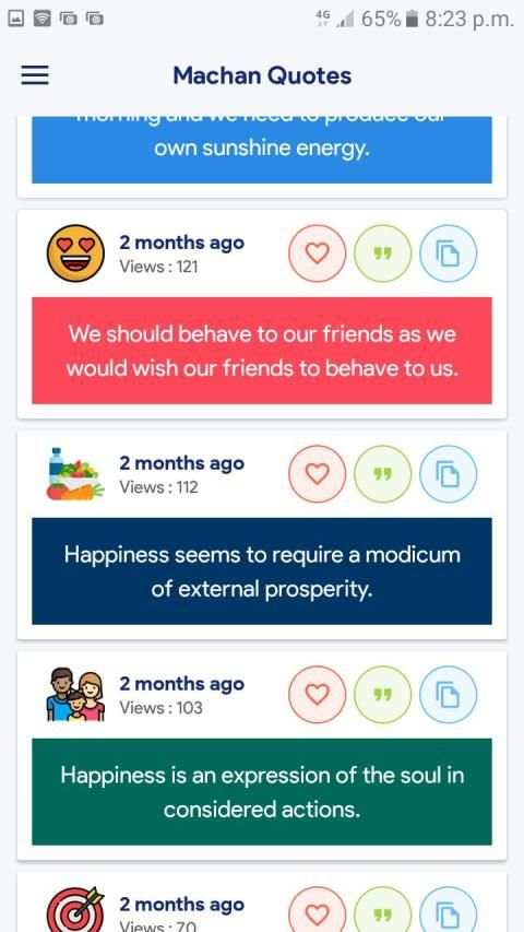 Machan Quotes for Whatsapp Status screenshot 4
