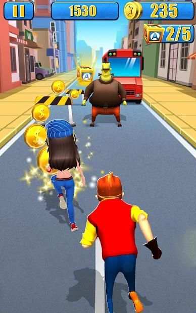Subway Neighbor Dash скриншот 3