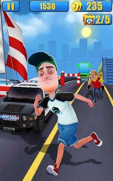 Subway Neighbor Dash скриншот 1