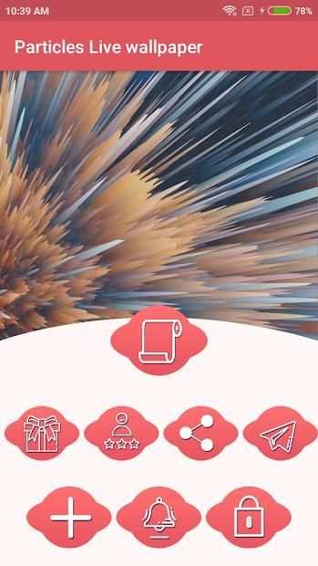 Particles live wallpaper screenshot 2