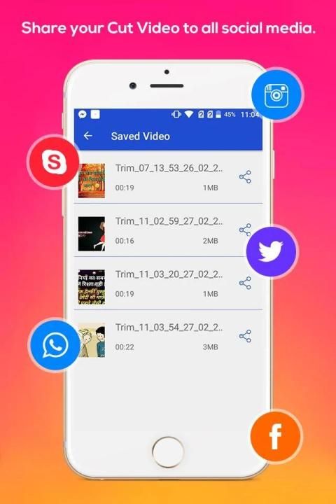 Video Cutter स्क्रीनशॉट 1