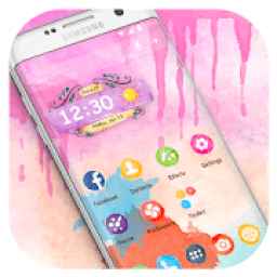 ikon Color Phone Theme - Water Color