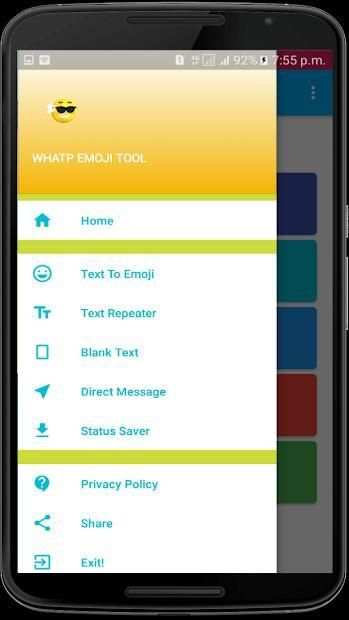 Whatsp Emoji tool screenshot 1