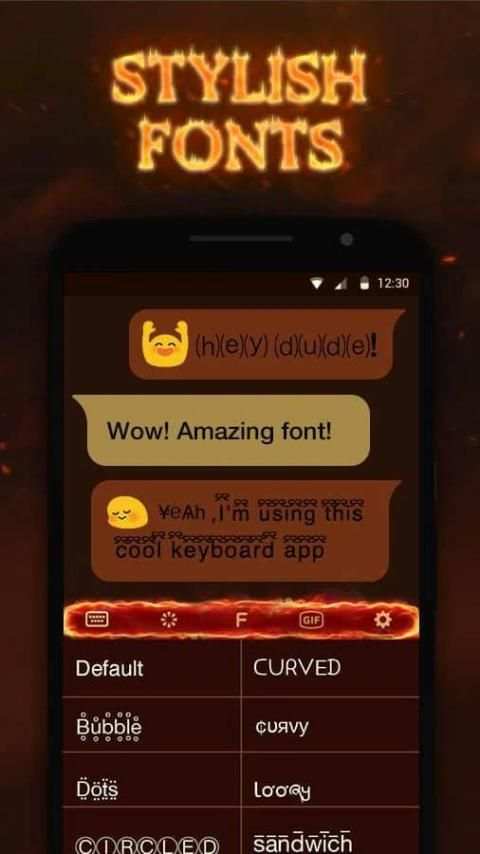 Flame Phoenix Keyboard Theme for Android screenshot 3