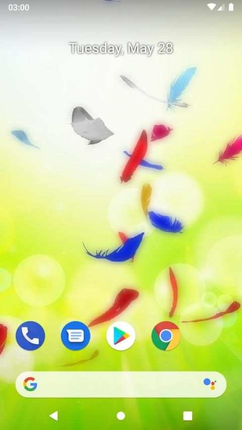 Feathers 3D live wallpaper स्क्रीनशॉट 13