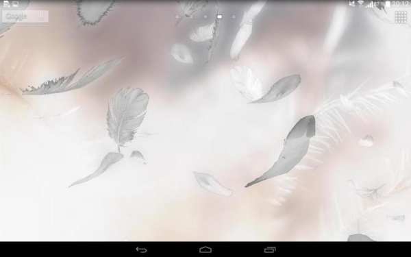 Feathers 3D live wallpaper स्क्रीनशॉट 5