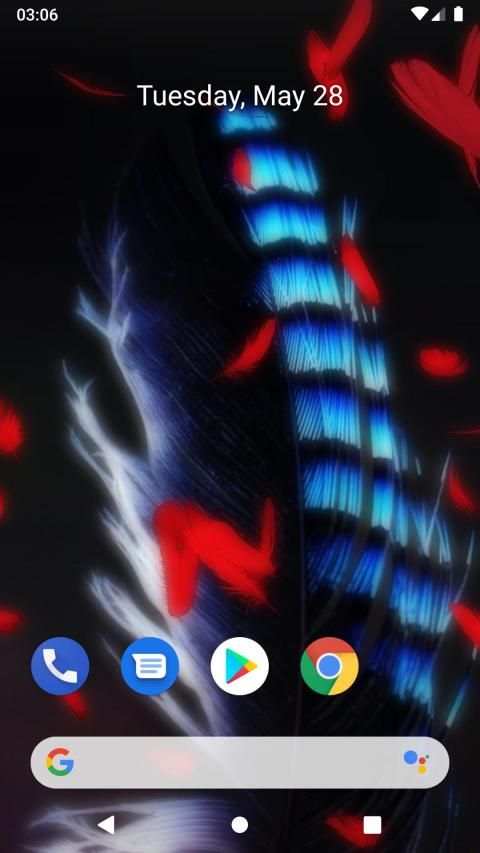 Feathers 3D live wallpaper स्क्रीनशॉट 16
