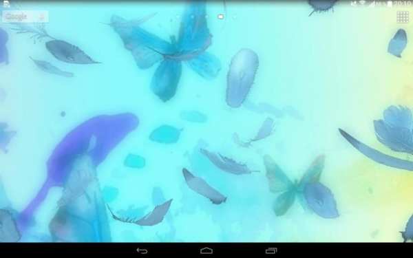 Feathers 3D live wallpaper स्क्रीनशॉट 2