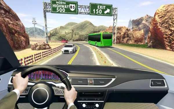 Modern Off-road City Bus Simulator screenshot 2