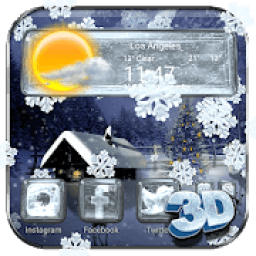 ikon Winter Snow 3D Theme