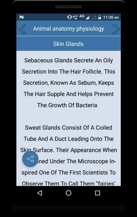 Animal anatomy physiology screenshot 1