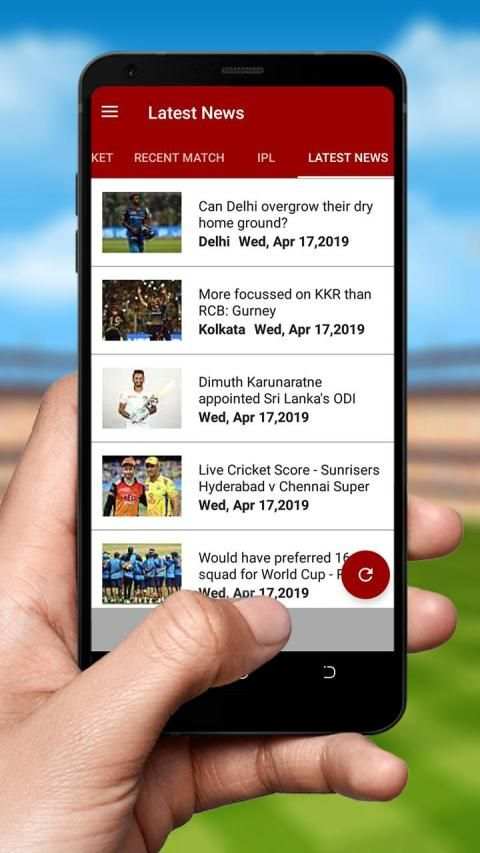 Cricket Scoreboard स्क्रीनशॉट 1