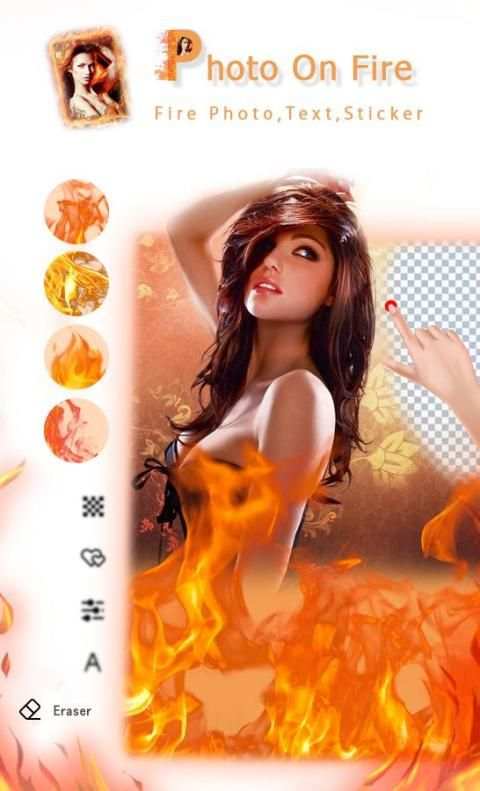 Photo On Fire - Fire Photo ,Text, Sticker **️ screenshot 4