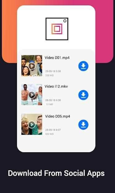 Video Downloader : All Videos स्क्रीनशॉट 1