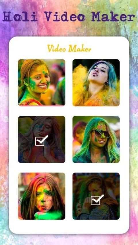 Holi HD Video Maker (2019) screenshot 7