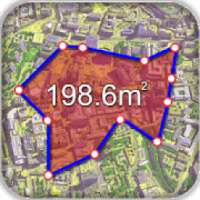 GPS Area Calculator &amp; Distance Measurement icon