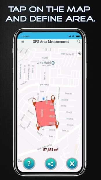 GPS Area Calculator & Distance Measurement screenshot 2