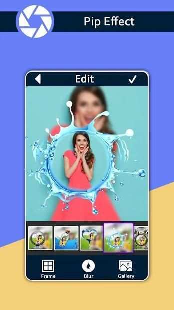 DSLR Blur PIP Camera : Photo Editor screenshot 1