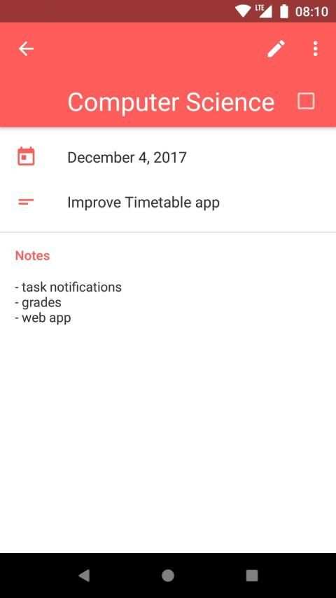 Timetable screenshot 23