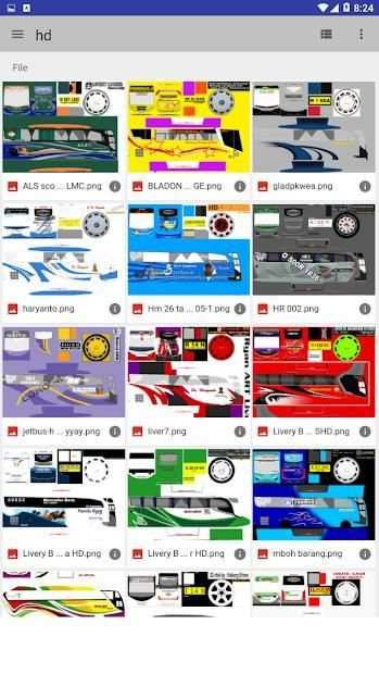 Livery BUSSID HD v2 screenshot 1