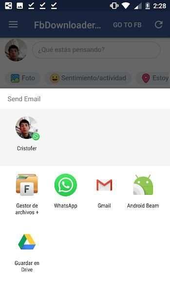 FbDownloader 2018 screenshot 2