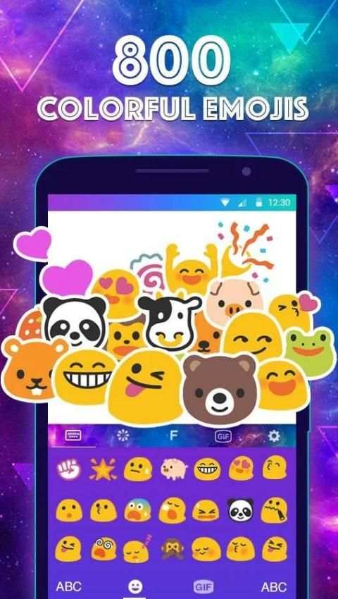 Color Keyboard Galaxy Theme screenshot 4
