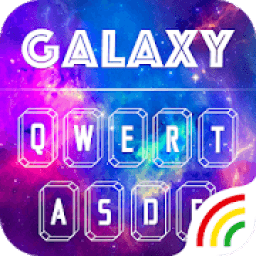 ikon Color Keyboard Galaxy Theme