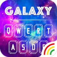 Color Keyboard Galaxy Theme