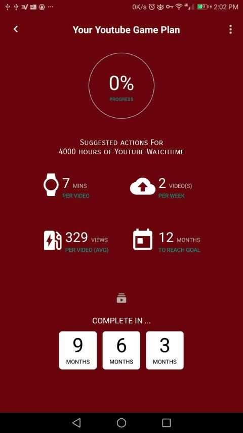 4000 Watch Hours Strategy Calculator screenshot 5