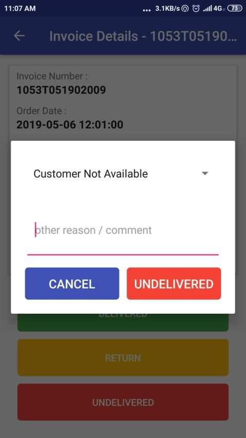 Metro Driver App screenshot 2