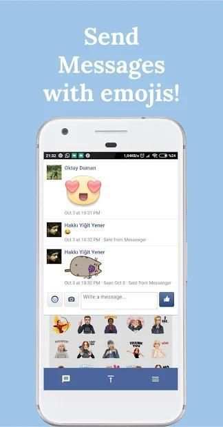 Miniface for Facebook screenshot 1