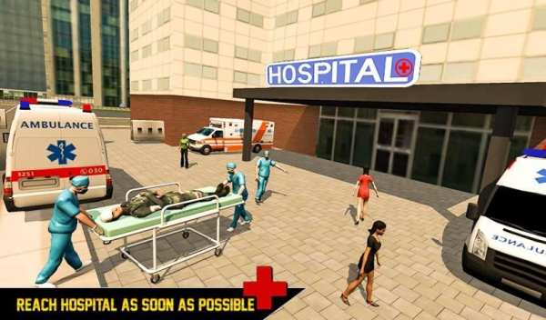 Accident City Ambulance Rescue Simulator 19 screenshot 1