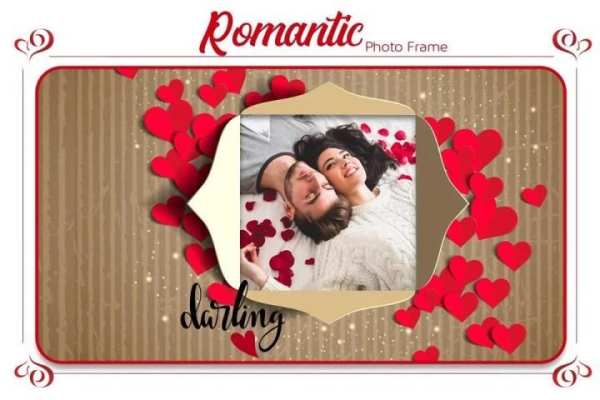 Romantic Photo Frames screenshot 1