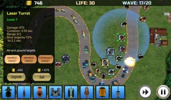 Tower Defense: Turrets Lite screenshot 6