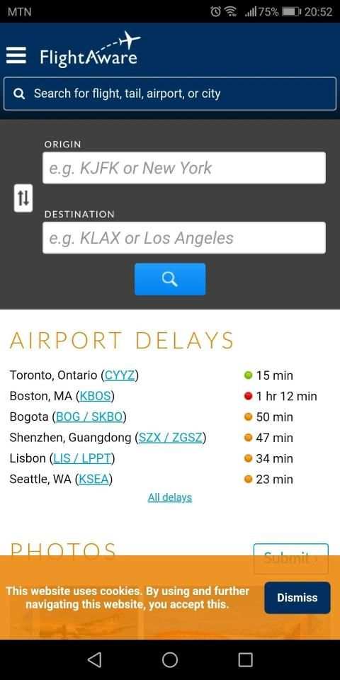 FlightAware screenshot 3
