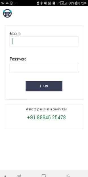 Rideme (Driver) स्क्रीनशॉट 1