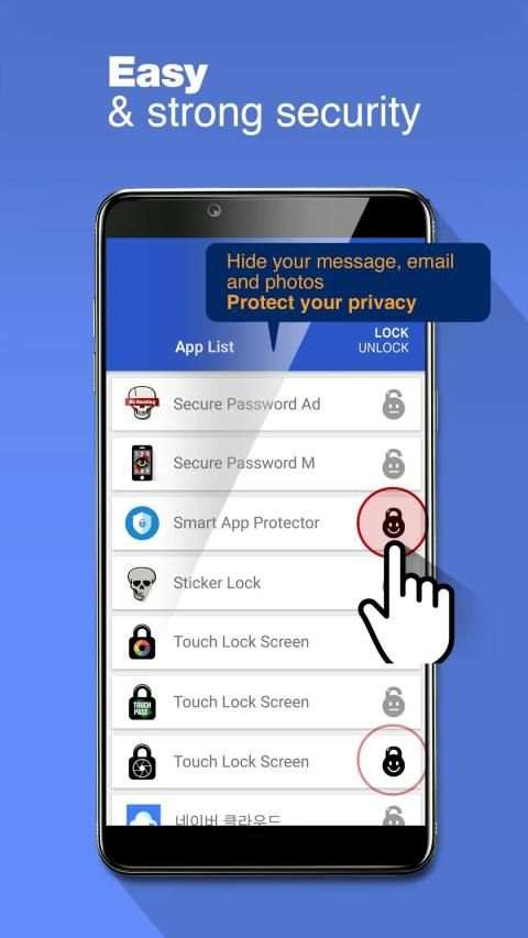 App Lock screen, app lock - Lock and protect apps 4 تصوير الشاشة