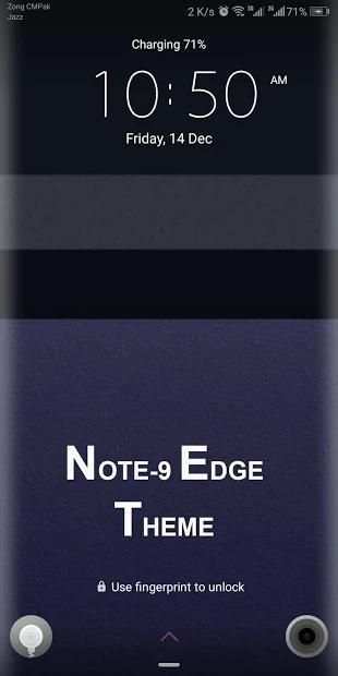 Note 9 Edge Theme for Emui 5/8 screenshot 1
